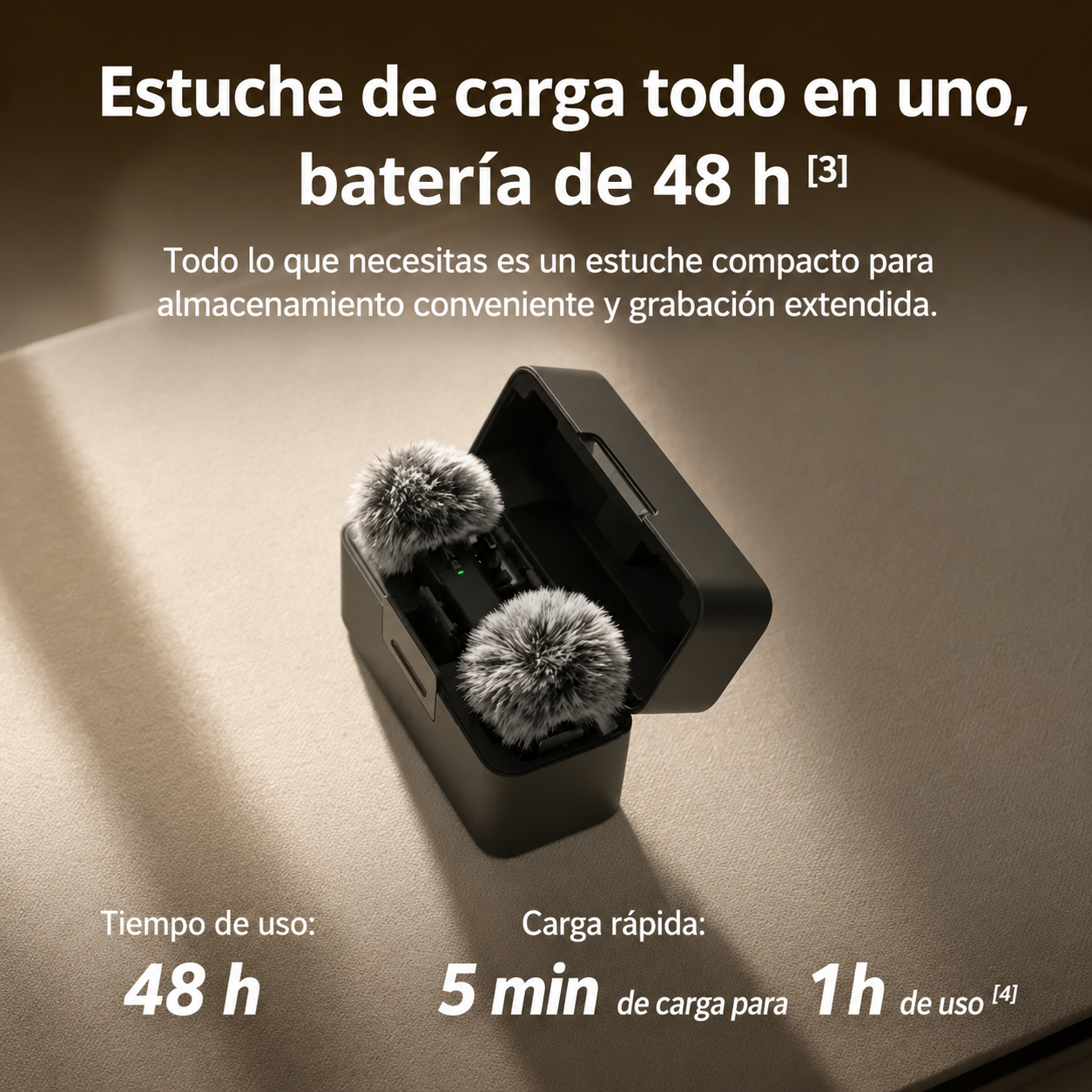 DJI Mic Mini — Audio profesional, 10g, 48h